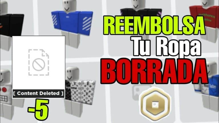 Como Reembolsar Ropa Eliminada En Roblox TODORBX 2025