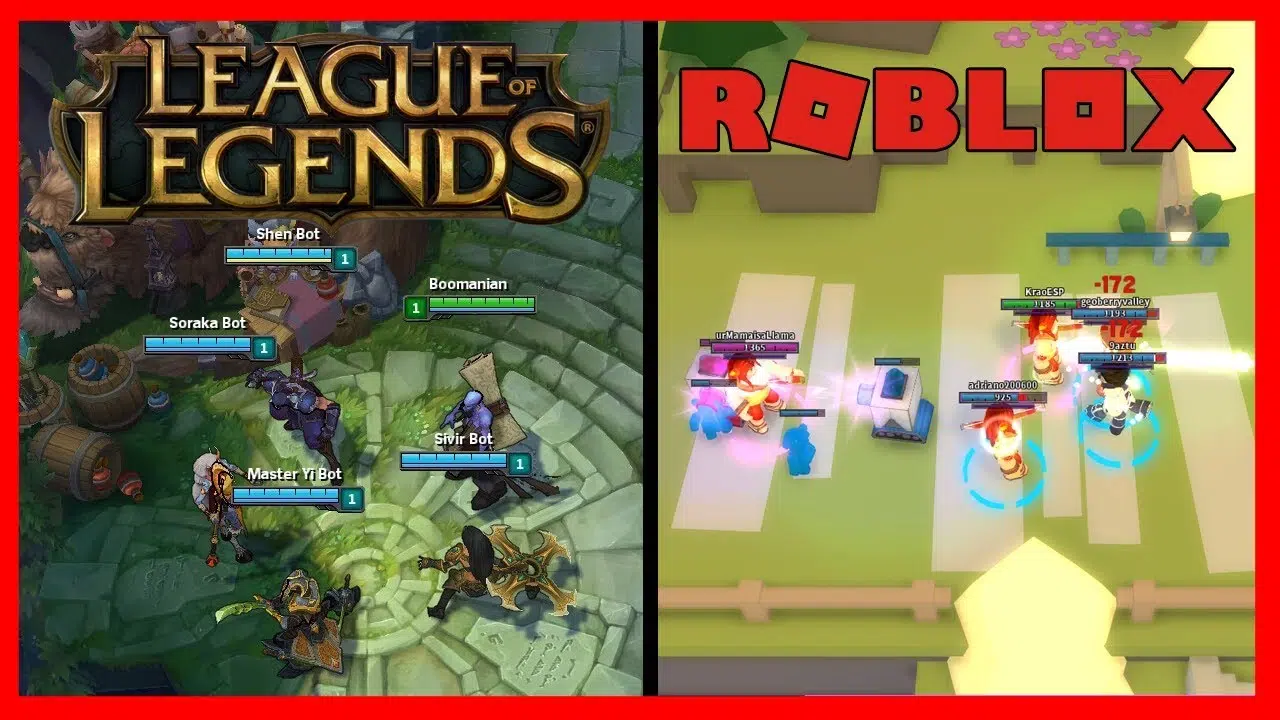 Roblox vs League of Legends