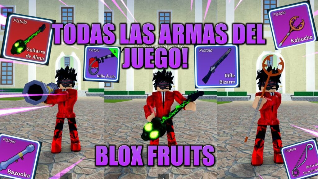 Todas las armas de Blox Fruits