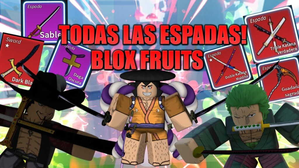 Todas las espadas de Blox Fruits