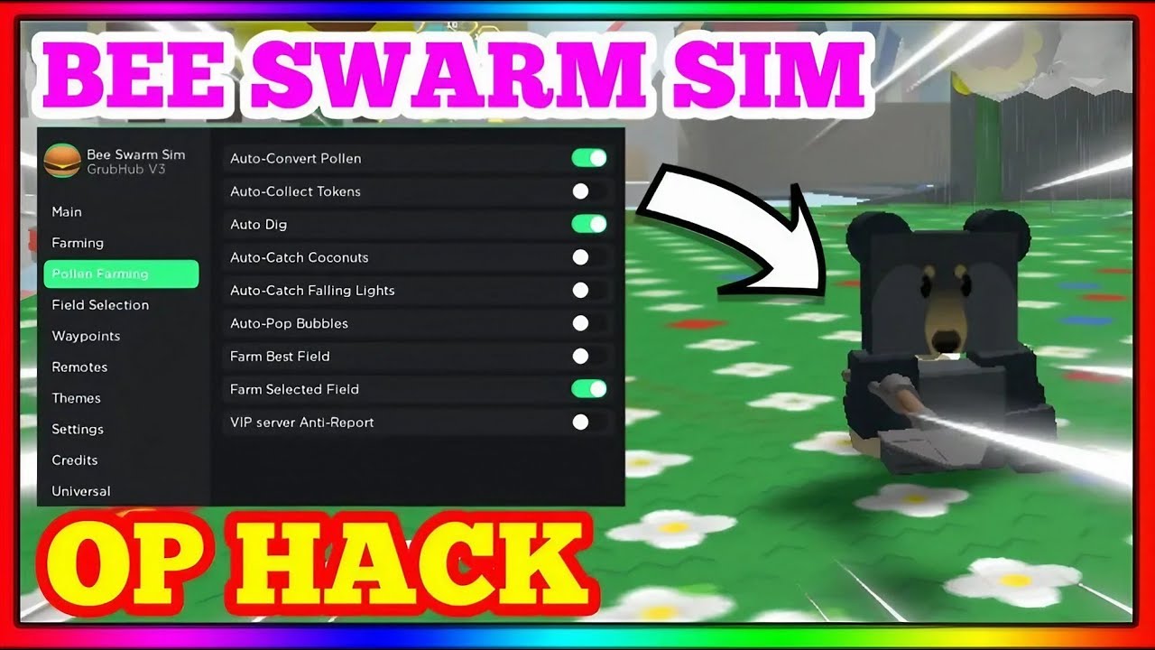 script hack bee swarm simulator pastebin